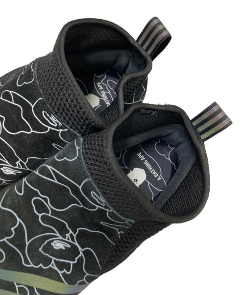 adidas（アディダス）adidas (アディダス) A BATHING APE (アベイシングエイプ) 3ST.002 BAPE A グレー×ブラック サイズ:29.0cmの古着・服飾アイテム