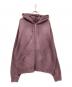 BEAMS（ビームス）の古着「ヴィンテージライク フェード ダブルジップフーディ」｜パープル