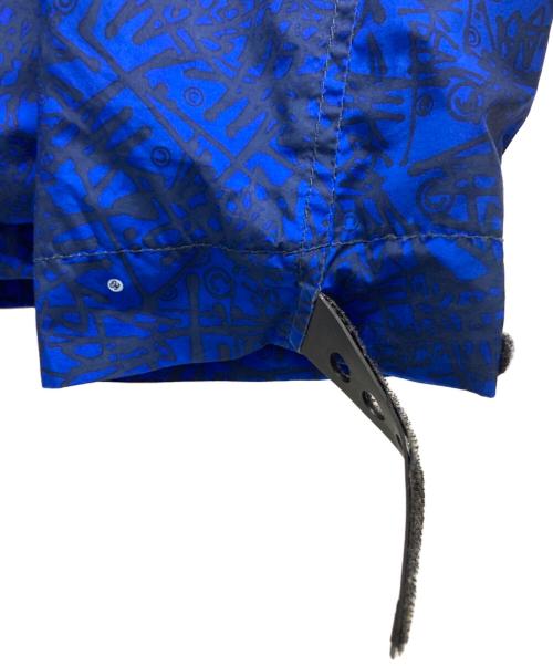 stussy（ステューシー）stussy (ステューシー) 総柄フーデットジャケット ブルー サイズ:XLの古着・服飾アイテム