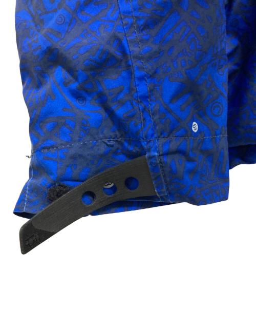 stussy（ステューシー）stussy (ステューシー) 総柄フーデットジャケット ブルー サイズ:XLの古着・服飾アイテム