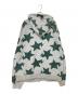 BAPE BY A BATHING APE (ベイプバイアベイシングエイプ) 00sスター柄ジップパーカー グリーン×グレー サイズ:L：18000円