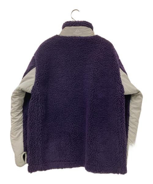 Vertigo Designs（バーティゴデザイン）Vertigo Designs (バーティゴデザイン) JOURNAL STANDARD (ジャーナルスタンダード) 別注 ボアフリースブルゾン パープル サイズ:Sの古着・服飾アイテム