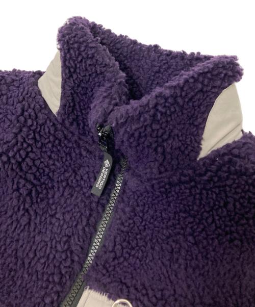 Vertigo Designs（バーティゴデザイン）Vertigo Designs (バーティゴデザイン) JOURNAL STANDARD (ジャーナルスタンダード) 別注 ボアフリースブルゾン パープル サイズ:Sの古着・服飾アイテム