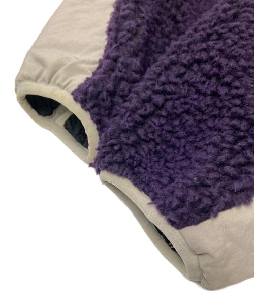 Vertigo Designs（バーティゴデザイン）Vertigo Designs (バーティゴデザイン) JOURNAL STANDARD (ジャーナルスタンダード) 別注 ボアフリースブルゾン パープル サイズ:Sの古着・服飾アイテム