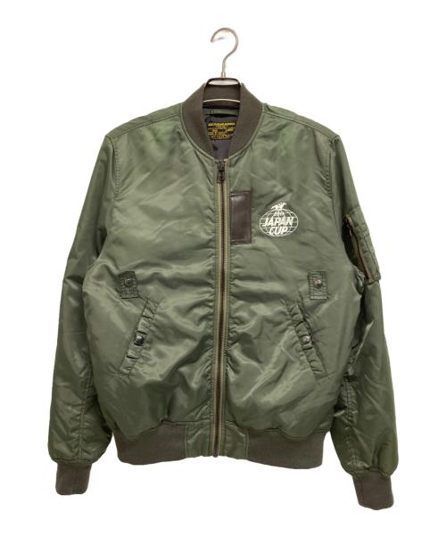 BUZZ RICKSON'S（バズリクソンズ）Buzz Rickson's (バズリクソンズ) MA-1ジャケット グリーン サイズ: Lの古着・服飾アイテム