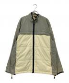 NIKEナイキ）の古着「PRIMALOFT 素材切替中綿ジャケット」｜ベージュ