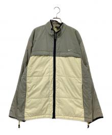 NIKE（ナイキ）の古着「PRIMALOFT 素材切替中綿ジャケット」｜ベージュ