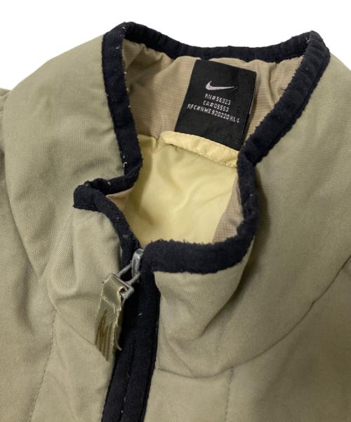 NIKE（ナイキ）NIKE (ナイキ) PRIMALOFT 素材切替中綿ジャケット ベージュ サイズ:Lの古着・服飾アイテム