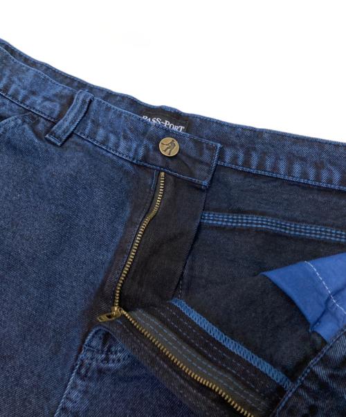 PASSPORT（パスポート）PASSPORT (パスポート) WORKERS CLUB DENIM インディゴ サイズ:34の古着・服飾アイテム
