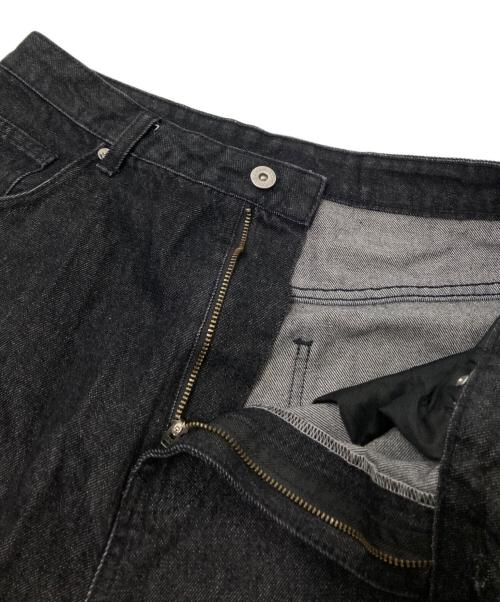 Noremid（ノーリミッド）Noremid (ノーリミッド) バック刺繍バギーデニムパンツ ブラック サイズ:Lの古着・服飾アイテム