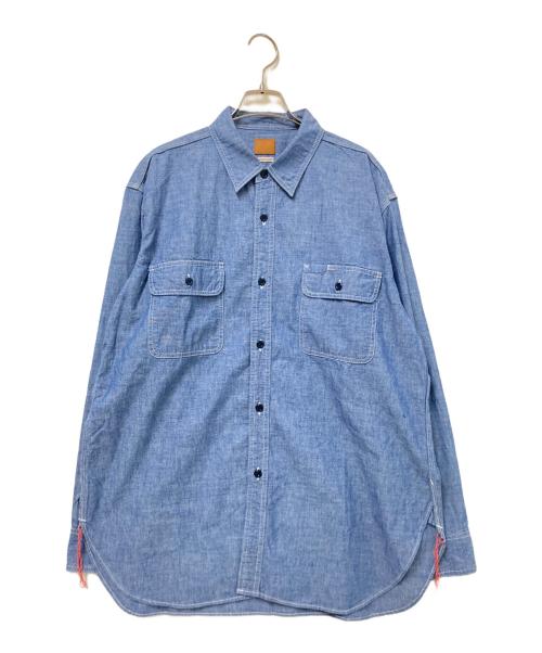 FREAK'S STORE（フリークスストア）FREAK'S STORE (フリークスストア) JAPAN CHAMBRAY SHIRT L/S インディゴ サイズ:M 未使用品の古着・服飾アイテム