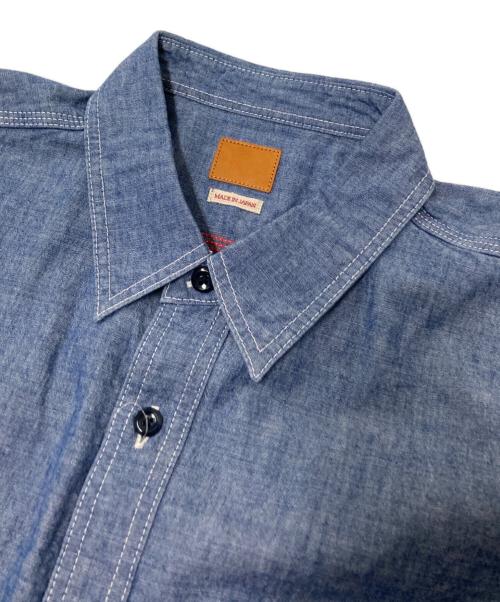 FREAK'S STORE（フリークスストア）FREAK'S STORE (フリークスストア) JAPAN CHAMBRAY SHIRT L/S インディゴ サイズ:M 未使用品の古着・服飾アイテム
