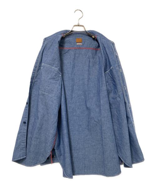 FREAK'S STORE（フリークスストア）FREAK'S STORE (フリークスストア) JAPAN CHAMBRAY SHIRT L/S インディゴ サイズ:M 未使用品の古着・服飾アイテム