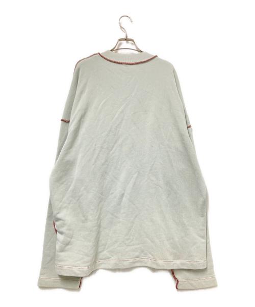 DIESEL（ディーゼル）DIESEL (ディーゼル) S-MOLOCK クルーネックスウェット グレー サイズ: Lの古着・服飾アイテム