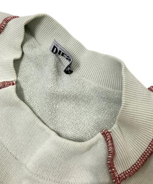 DIESEL（ディーゼル）DIESEL (ディーゼル) S-MOLOCK クルーネックスウェット グレー サイズ: Lの古着・服飾アイテム
