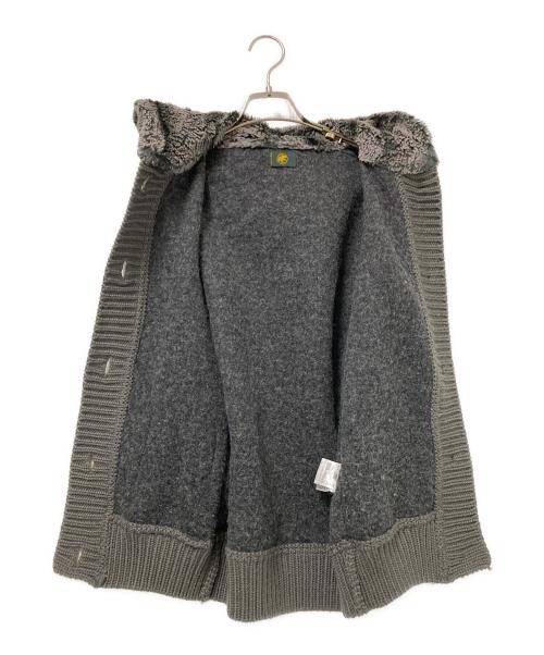 HUNTING WORLD（ハンティングワールド）HUNTING WORLD (ハンティングワールド) フーデッドニットジャケット グレー サイズ:40の古着・服飾アイテム