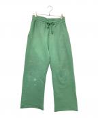 BOWWOWバウワウ）の古着「DISTRESSED SWEAT PANTS AGED」｜グリーン