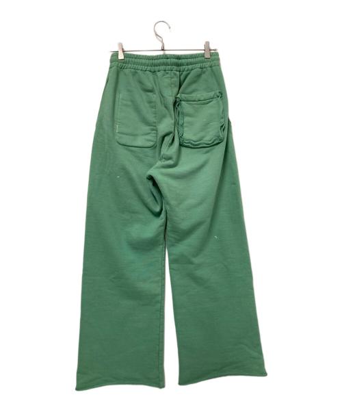 BOWWOW（バウワウ）BOWWOW (バウワウ) DISTRESSED SWEAT PANTS AGED グリーン サイズ:Mの古着・服飾アイテム