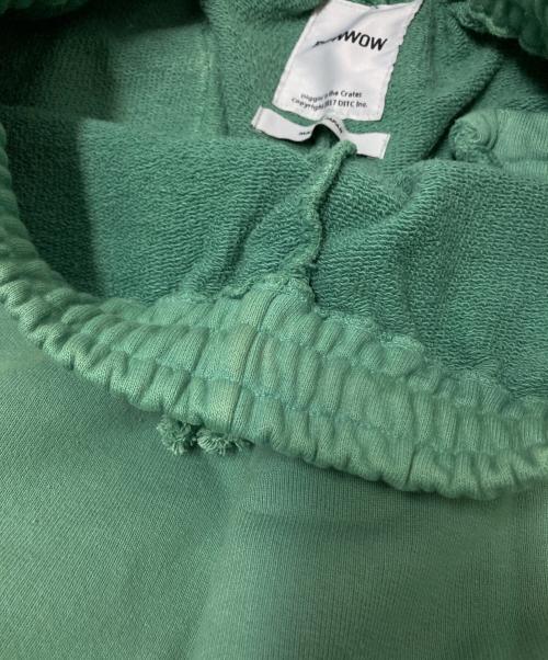 BOWWOW（バウワウ）BOWWOW (バウワウ) DISTRESSED SWEAT PANTS AGED グリーン サイズ:Mの古着・服飾アイテム