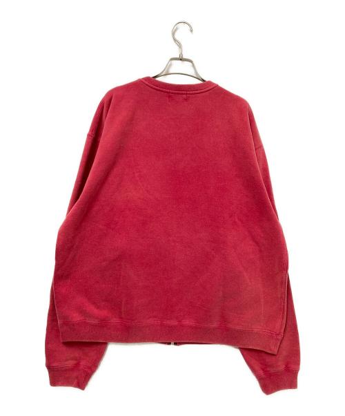 UNITED ARROWS & SONS（ユナイテッドアローズ＆サンズ）UNITED ARROWS & SONS (ユナイテッドアローズ＆サンズ) フェード加工スウェットカーディガン レッド サイズ:XLの古着・服飾アイテム