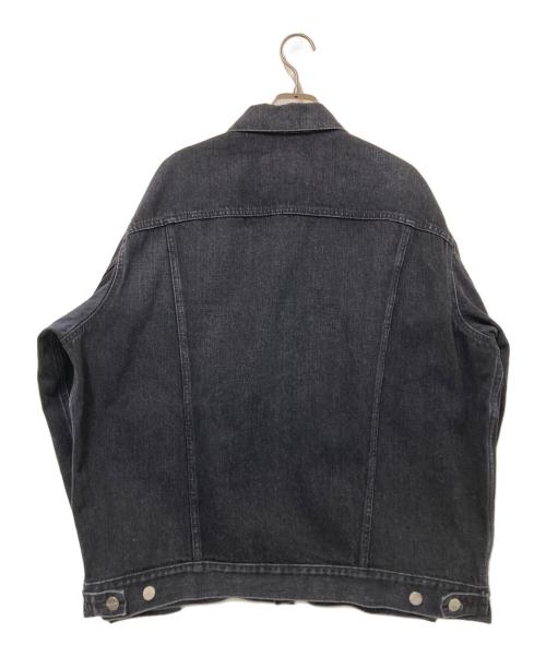 Graphpaper（グラフペーパー）Graphpaper (グラフペーパー) Selvage Denim Trucker Jacket ブラック サイズ:1の古着・服飾アイテム