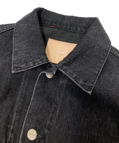 Graphpaper（グラフペーパー）Graphpaper (グラフペーパー) Selvage Denim Trucker Jacket ブラック サイズ:1の古着・服飾アイテム