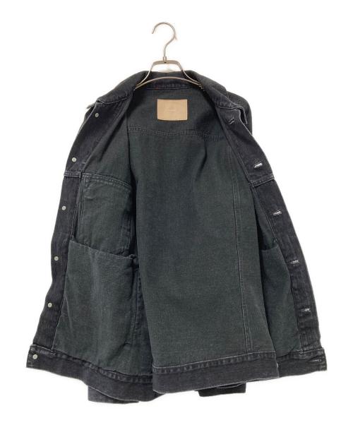Graphpaper（グラフペーパー）Graphpaper (グラフペーパー) Selvage Denim Trucker Jacket ブラック サイズ:1の古着・服飾アイテム