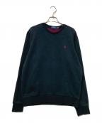 POLO RALPH LAURENポロ・ラルフローレン）の古着「裏地クルーネックスウェット」｜ブラック