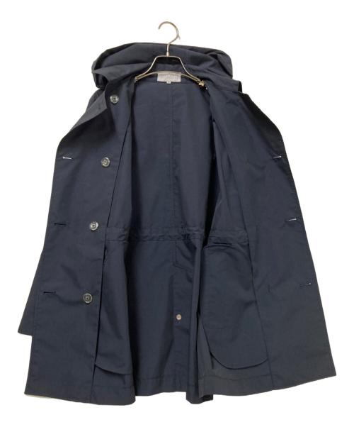 MACKINTOSH PHILOSOPHY（マッキントッシュ フィロソフィー）MACKINTOSH PHILOSOPHY (マッキントッシュ フィロソフィー) フーデッドミドルコート ブラック サイズ:38の古着・服飾アイテム