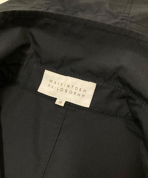 MACKINTOSH PHILOSOPHY（マッキントッシュ フィロソフィー）MACKINTOSH PHILOSOPHY (マッキントッシュ フィロソフィー) フーデッドミドルコート ブラック サイズ:38の古着・服飾アイテム