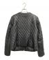 MACKINTOSH LONDON (マッキントッシュ ロンドン) キルティングレザーノーカラージャケット ブラック サイズ:44：17000円