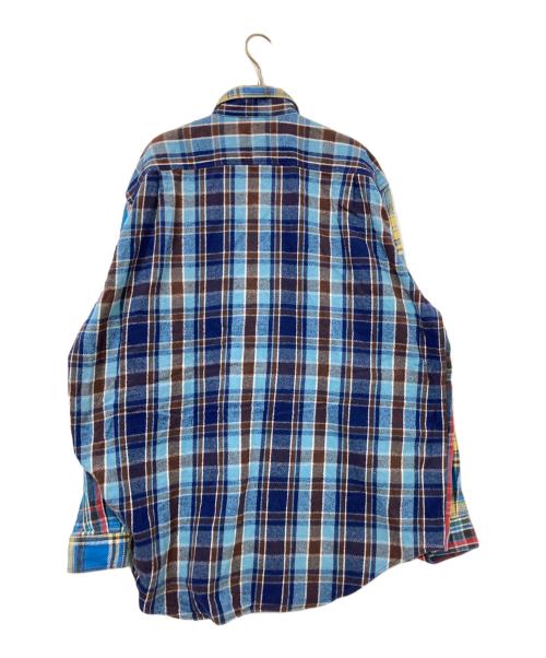 SUGAR CANE（シュガーケーン）SUGAR CANE (シュガーケーン) チェックシャツ ブルー サイズ:下記参照の古着・服飾アイテム