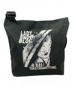 s'yte×KAZUO KAMIMURAサイト×カズオ カミムラ）の古着「LADY SNOWBLOOD DOUBLE-SIDED PRINT TOTE BAG」｜ブラック