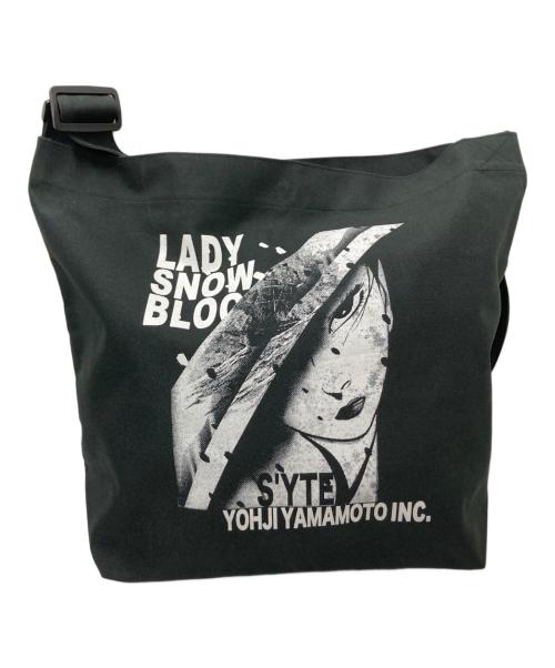 s'yte（サイト）s'yte (サイト) KAZUO KAMIMURA (カズオ カミムラ) LADY SNOWBLOOD DOUBLE-SIDED PRINT TOTE BAG ブラック サイズ:下記参照の古着・服飾アイテム