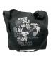 s'yte (サイト) KAZUO KAMIMURA (カズオ カミムラ) LADY SNOWBLOOD DOUBLE-SIDED PRINT TOTE BAG ブラック サイズ:下記参照：4000円