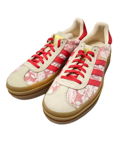 adidas（アディダス）adidas (アディダス) Gazelle Bold ベージュ×ピンク サイズ:28.0cmの古着・服飾アイテム