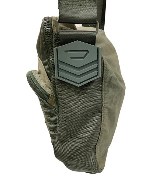 DIESEL（ディーゼル）DIESEL (ディーゼル) ミリタリーショルダーバッグ グリーン サイズ:下記参照の古着・服飾アイテム