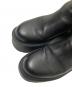 中古・古着 VALENTINO (ヴァレンティノ) ユニークフォーム ロックスタッズブーツ ブラック サイズ:38 1/2：30000円