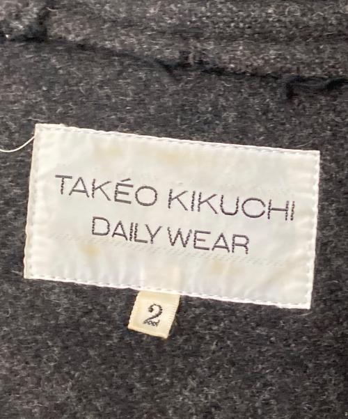 TAKEO KIKUCHI（タケオキクチ）TAKEO KIKUCHI (タケオキクチ) ダッフルコート グレー サイズ:2の古着・服飾アイテム