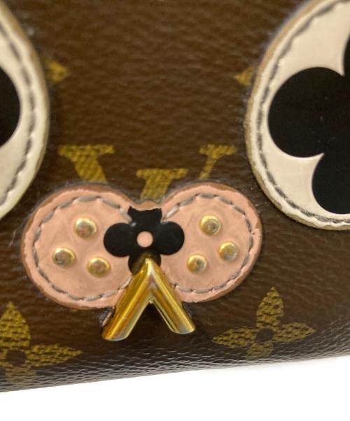 LOUIS VUITTON（ルイ ヴィトン）LOUIS VUITTON (ルイ ヴィトン) コイン＆カードケース ピンク×ブラウン サイズ:下記参照の古着・服飾アイテム