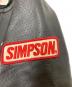 中古・古着 SIMPSON (シンプソン) S/Sレザージャケット ブラック サイズ:M：9000円