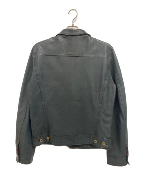 EARLY MOUNTAIN WORKS（アーリーマウンテンワークス）EARLY MOUNTAIN WORKS (アーリーマウンテンワークス) レザージャケット グレー サイズ:XLの古着・服飾アイテム