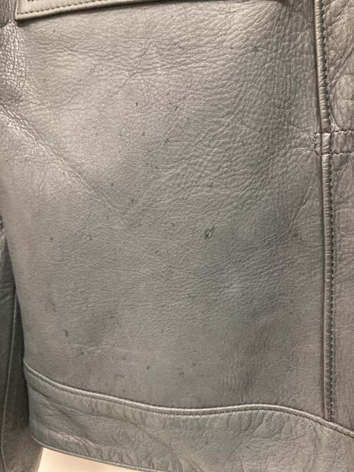 EARLY MOUNTAIN WORKS（アーリーマウンテンワークス）EARLY MOUNTAIN WORKS (アーリーマウンテンワークス) レザージャケット グレー サイズ:XLの古着・服飾アイテム
