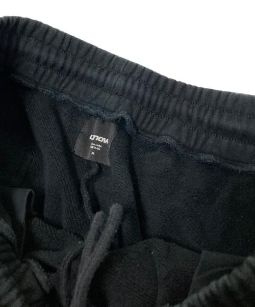 unknown（アンノウン）unknown (アンノウン) Outline Cross Rhinestone Sweat Pants ブラック サイズ:XLの古着・服飾アイテム