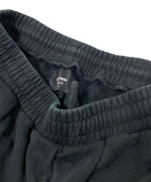unknown（アンノウン）unknown (アンノウン) Outline Cross Rhinestone Sweat Pants ブラック サイズ:XLの古着・服飾アイテム