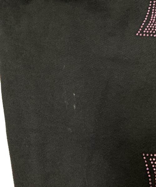 unknown（アンノウン）unknown (アンノウン) Outline Cross Rhinestone Sweat Pants ブラック サイズ:XLの古着・服飾アイテム