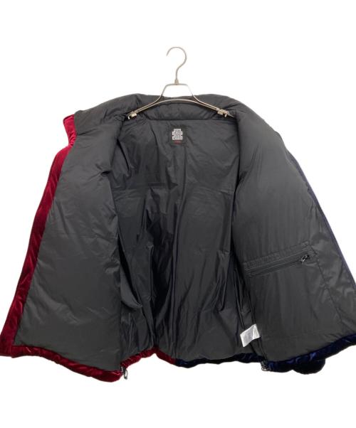 BlackEyePatch（ブラックアイパッチ）BlackEyePatch (ブラックアイパッチ) Spandex Logo 2 Tone Down Jacket レッド×ネイビー サイズ: Lの古着・服飾アイテム