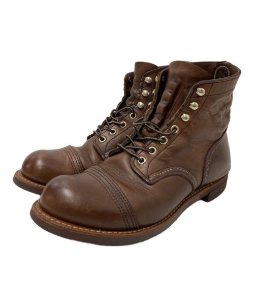 RED WING（レッドウィング）RED WING (レッドウィング) レースアップブーツ ブラウン サイズ:7 Dの古着・服飾アイテム