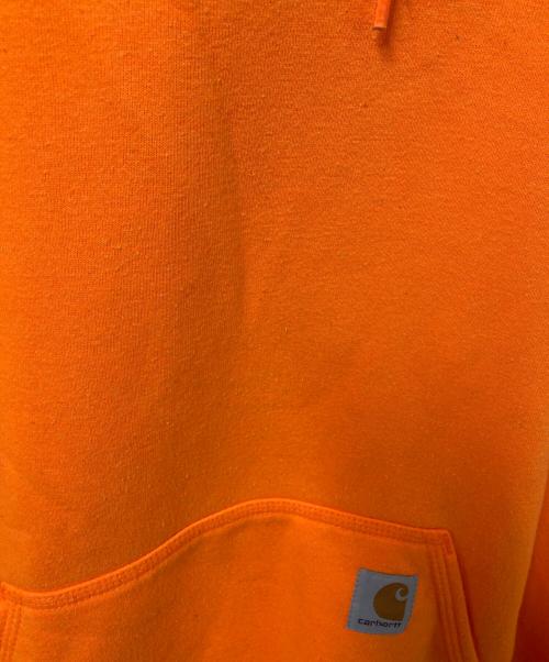 CarHartt（カーハート）CarHartt (カーハート) プルオーバーパーカー オレンジ サイズ: Lの古着・服飾アイテム
