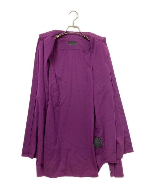 PRADA（プラダ）PRADA (プラダ) ボタンダウンシャツ パープル サイズ:39/ 15 1/2の古着・服飾アイテム